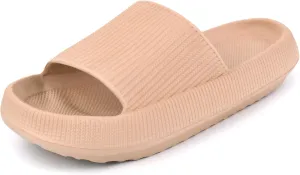 Pillow Slippers for Women and Men Non-Slip Shower Slides Shoes Comfort Cloud House Sandals Thick Sole Indoor Outdoor