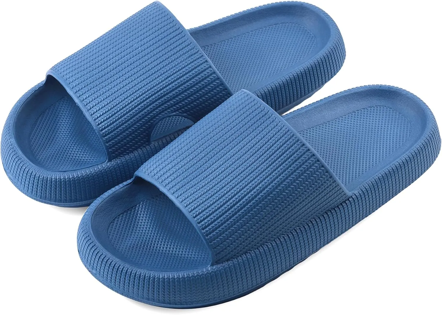 Pillow Slippers for Women and Men Non-Slip Shower Slides Shoes Comfort Cloud House Sandals Thick Sole Indoor Outdoor