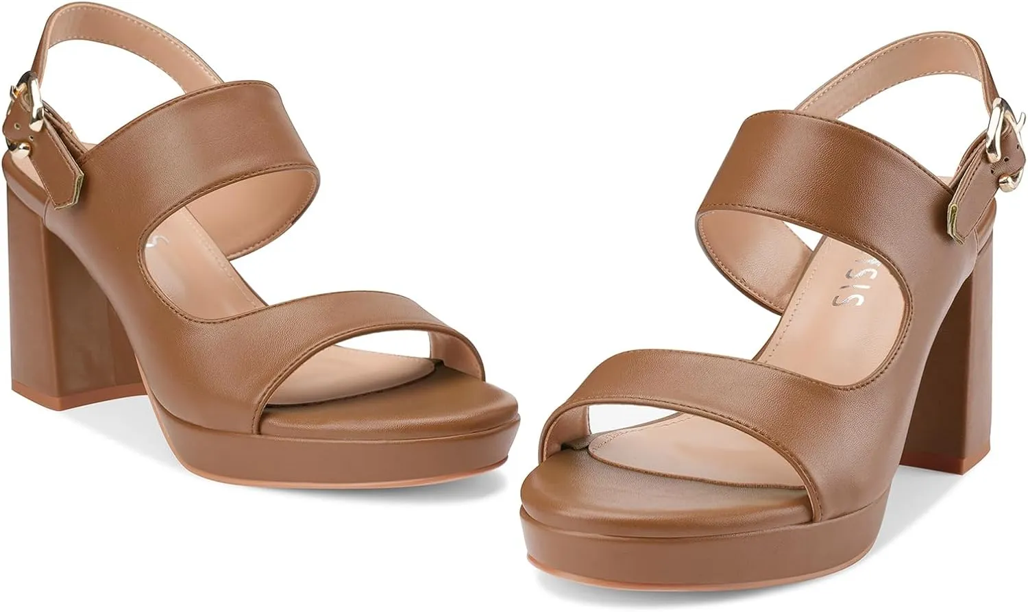 Platform Heels for Women Comfy Chunky Block Heeled Sandal Open Toe Ankle Strap Mid Heel Slingback Sandals Summer Pary Dress Shoes