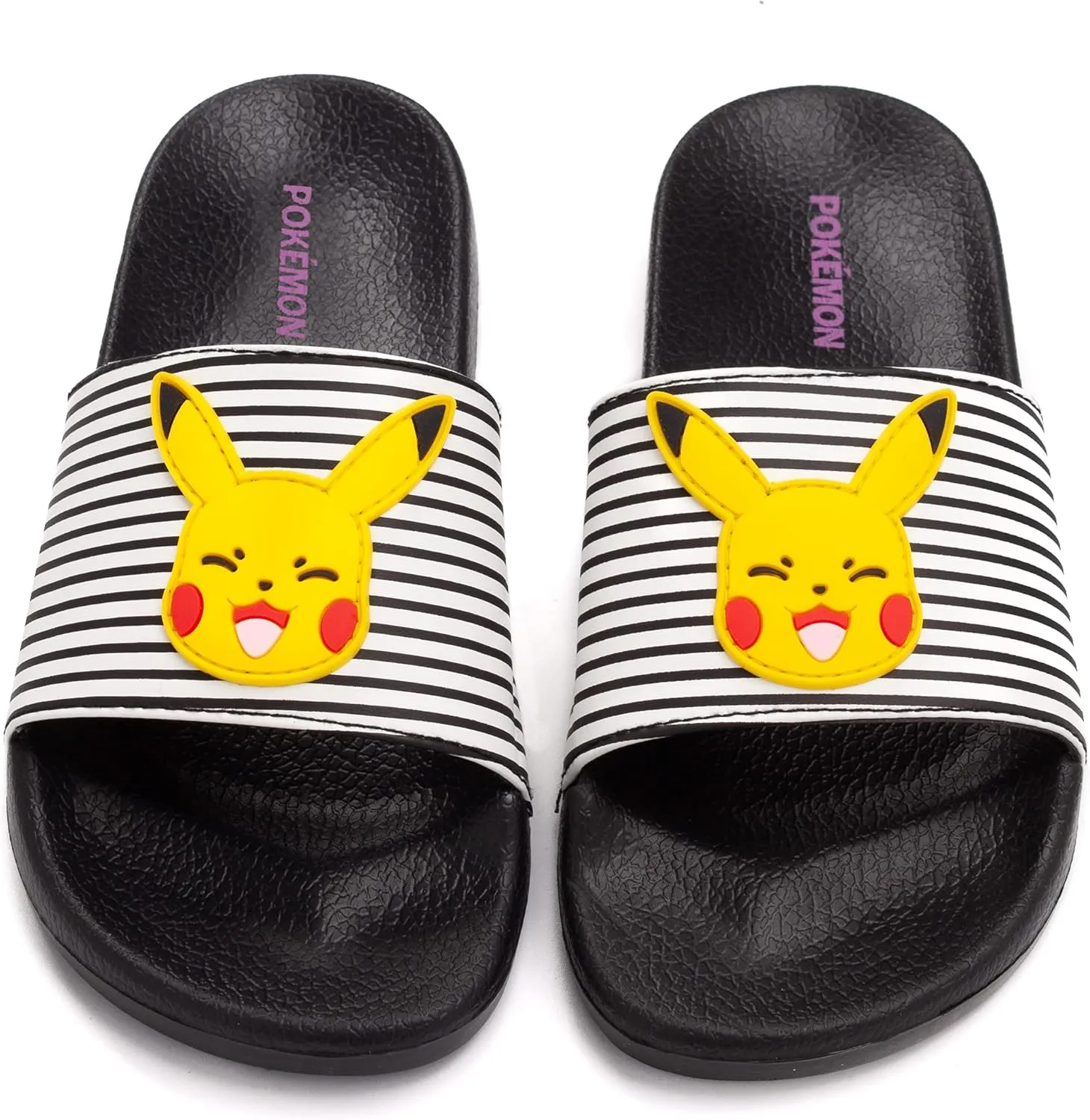 Pokemon Sliders Girls Kids Pikachu Sandals Beach Shower Shoes Flip Flops