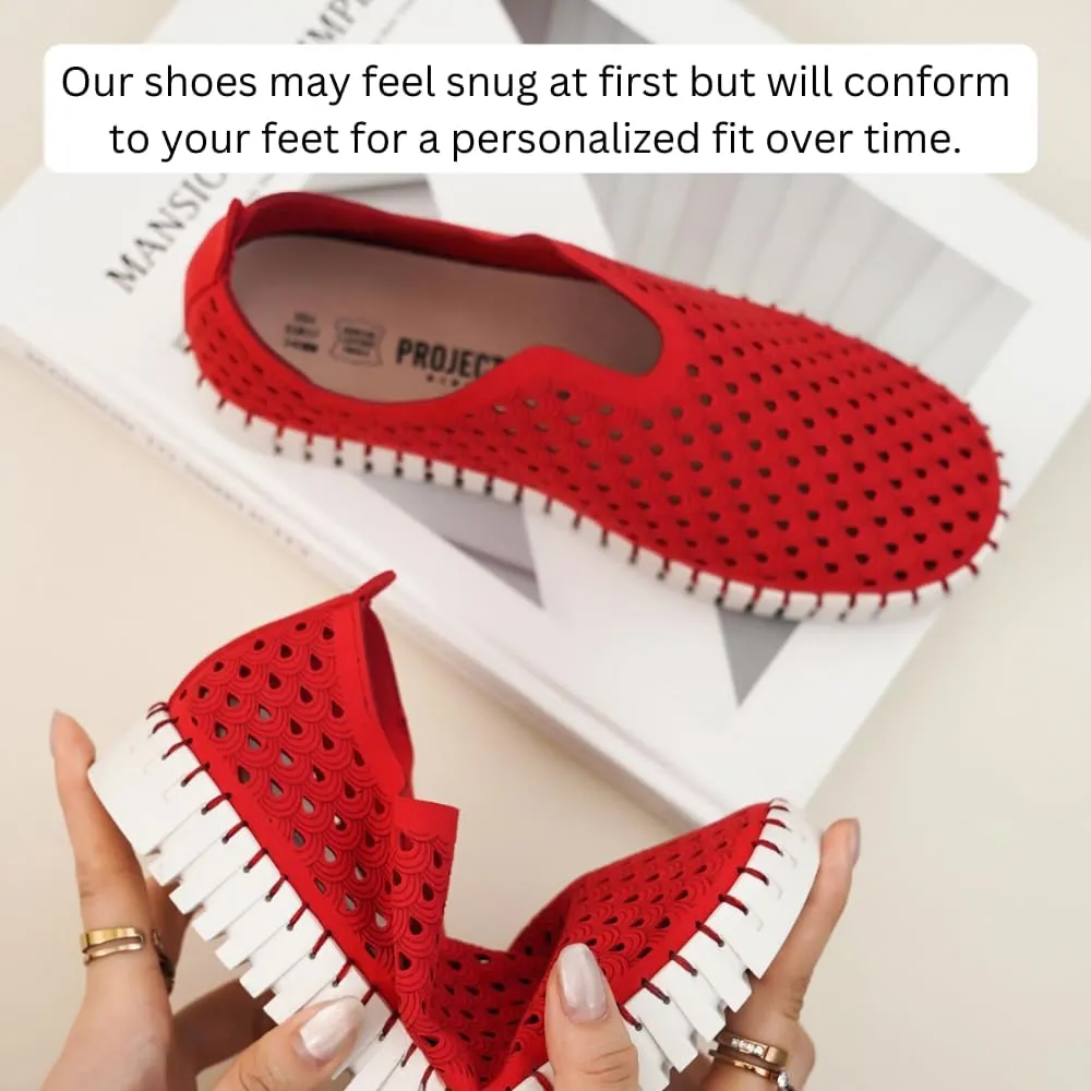 Project Cloud Womens Shoes – Lightweight Summer Loafers for Women with Memory Foam Insole – Stylish & Comfortable Womens Loafers - Perfect Spring Shoes for Women 2025 (Lily)