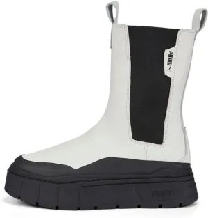PUMA - Womens Mayze Stack Chelsea Shoes, Size: 10 M US, Color: Vaporous Gray