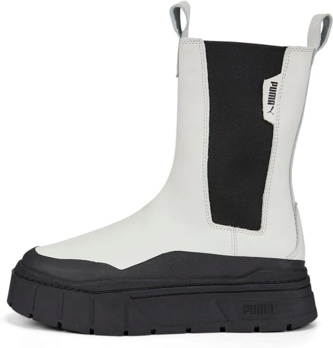 PUMA - Womens Mayze Stack Chelsea Shoes, Size: 10 M US, Color: Vaporous Gray