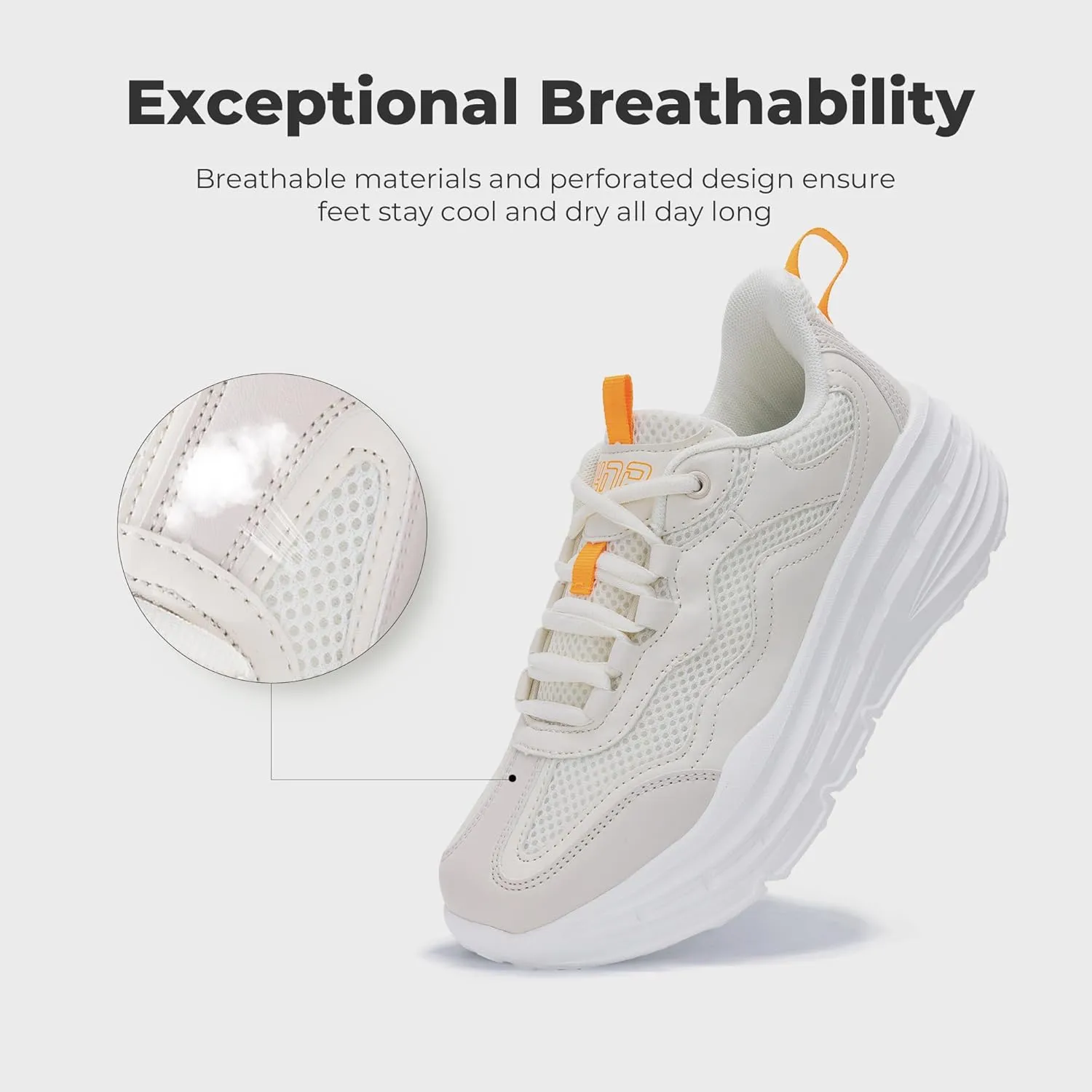 QAUPPE Womens Walking Sneakers Tennis Running Comfortable Shoes Casual Fashion Sneakers