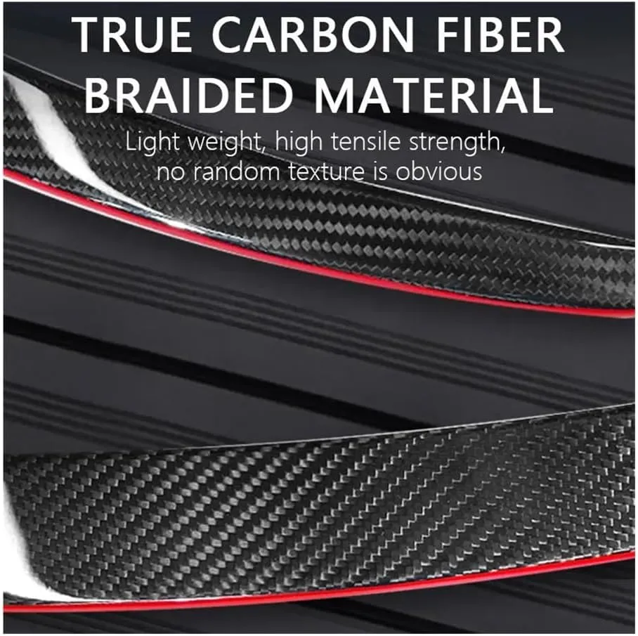 Real Carbon Fiber Spoiler Compatible for Tesla Model S/Y/3 Model 3 Highland Trunk Wing 2017-2023 Car Spoiler Accessories(S Glossy 2021-2024)