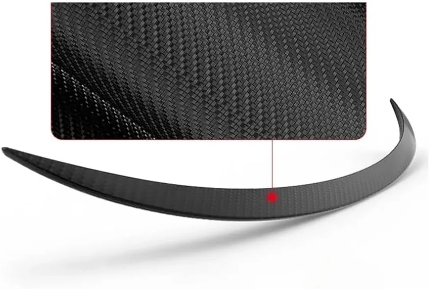 Real Carbon Fiber Spoiler Compatible for Tesla Model S/Y/3 Model 3 Highland Trunk Wing 2017-2023 Car Spoiler Accessories(S Glossy 2021-2024)