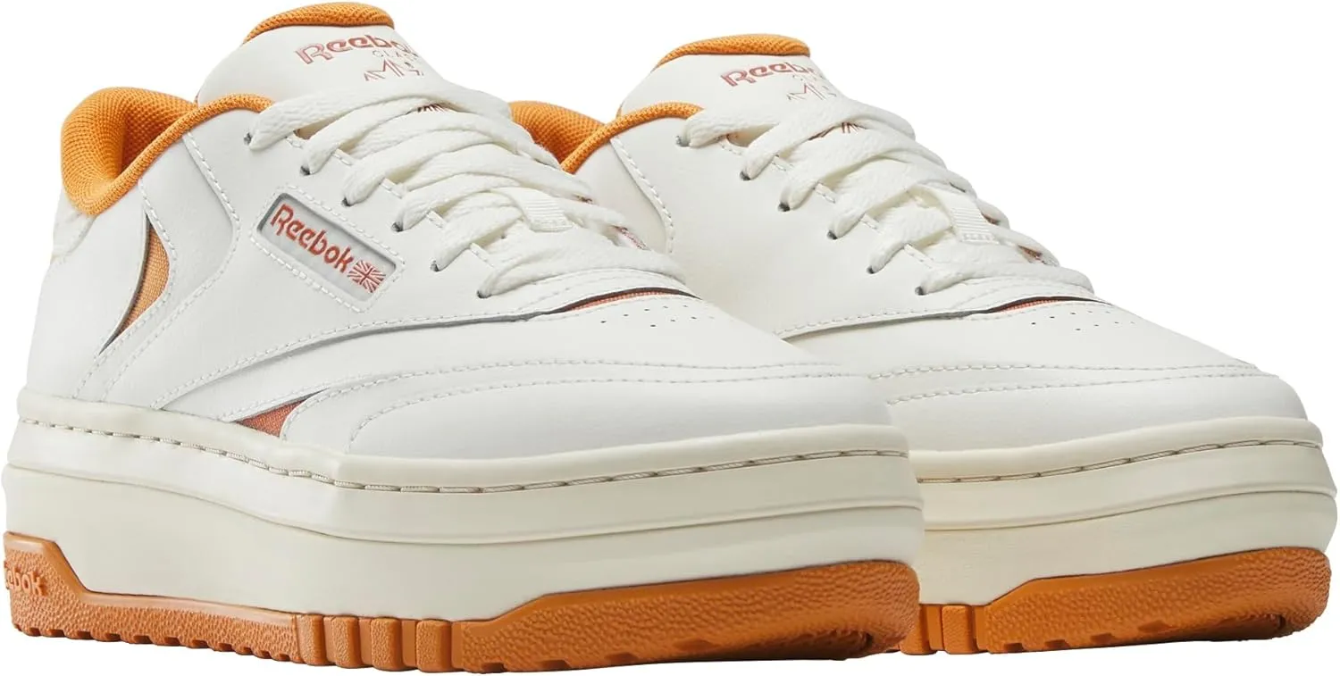 Reebok Womens Club C Extra Platform Sneakers for Women Legacy