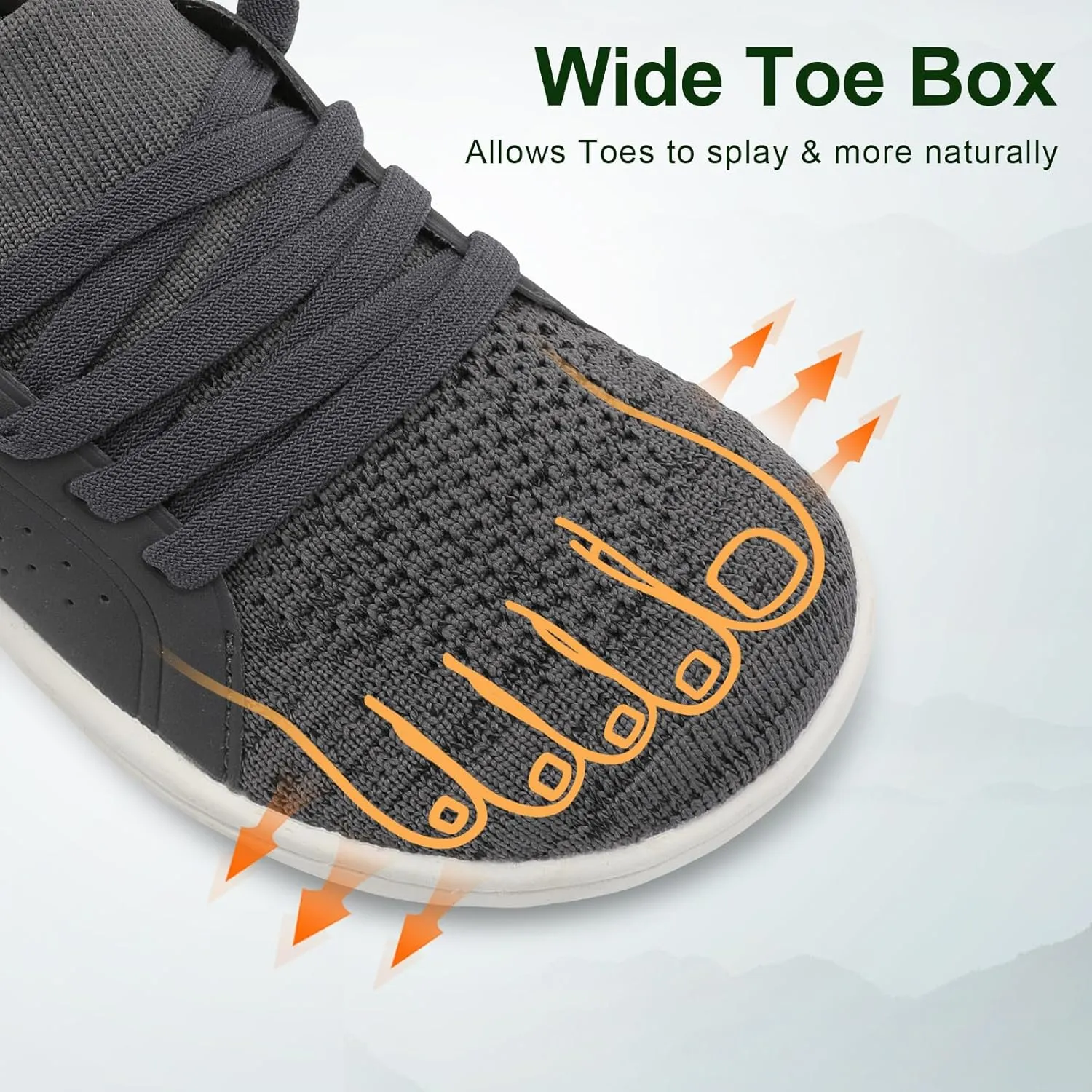 relxfeet Toddler Shoes Boys Girls Wide Barefoot Slip On Walking Tennis Sneakers