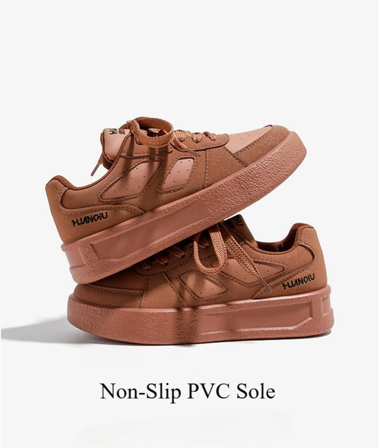 Retro Sneakers for Women - Fashion Chunky Platform Shoes, Breathable Low-Top Casual Sneakers, Lace-Up Athletic Walking Shoes
