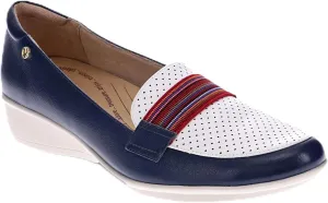 Revere Monte Carlo Women's Orthotic Wedge Loafer – Premium Leather, Lightweight with Removable Footbed and Arch Support