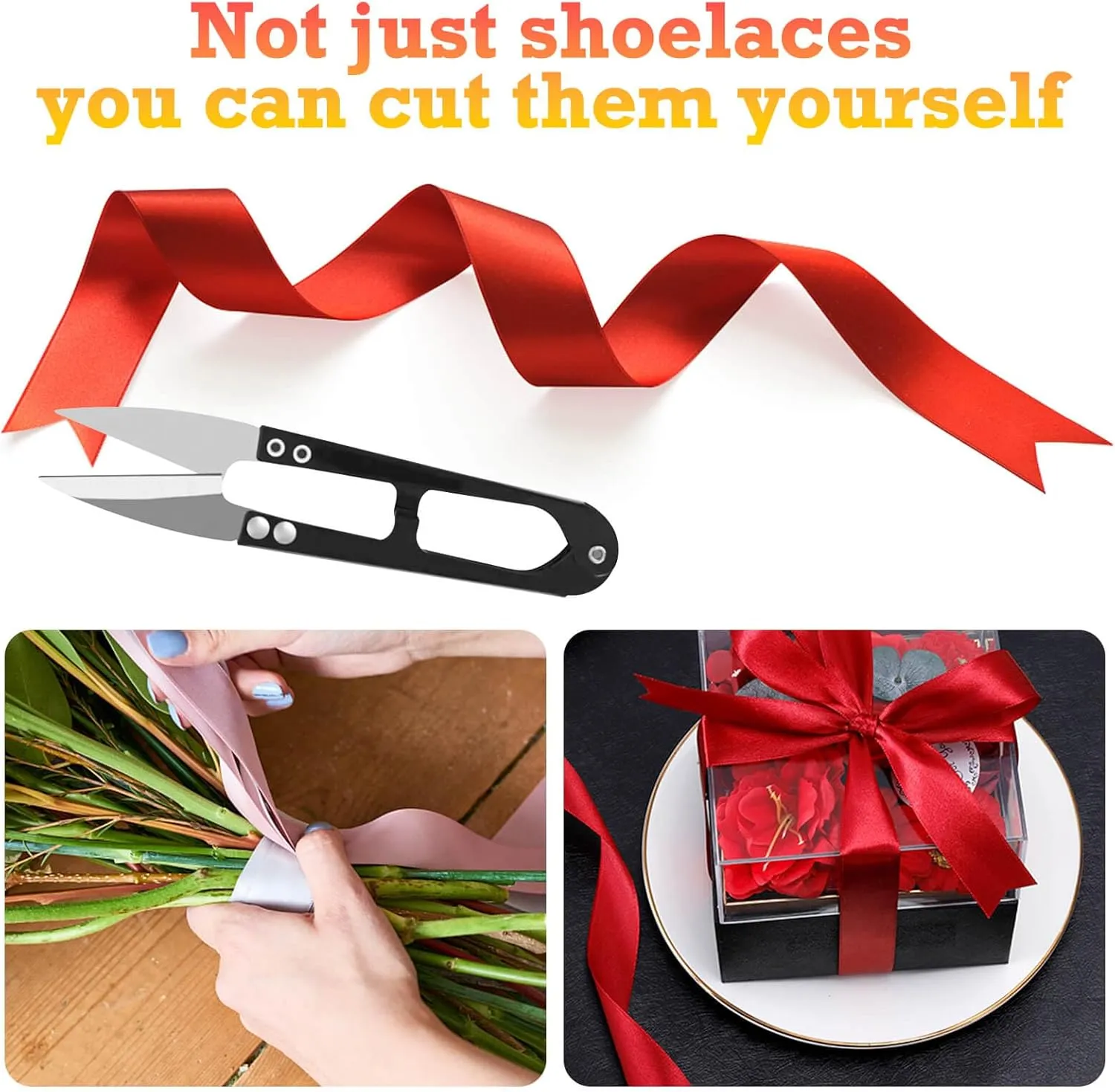 Ribbon Satin Sneakers Shoelaces: 2 Pair 22mm Wide Flat Silk Shoe Laces