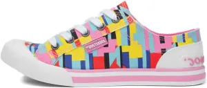 Rocket Dog Women's Jazzin Eden Stripe Cotton Walking Shoe