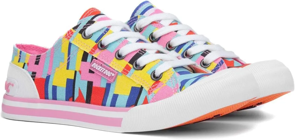 Rocket Dog Women's Jazzin Eden Stripe Cotton Walking Shoe