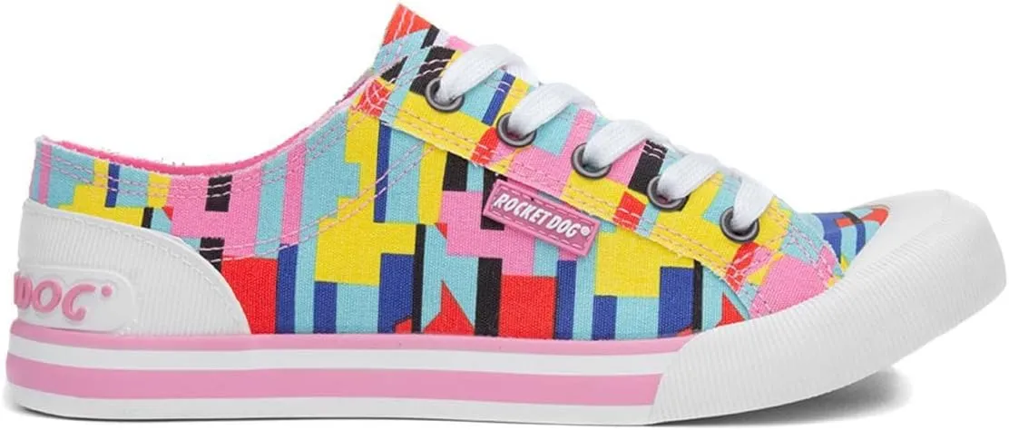 Rocket Dog Women's Jazzin Eden Stripe Cotton Walking Shoe