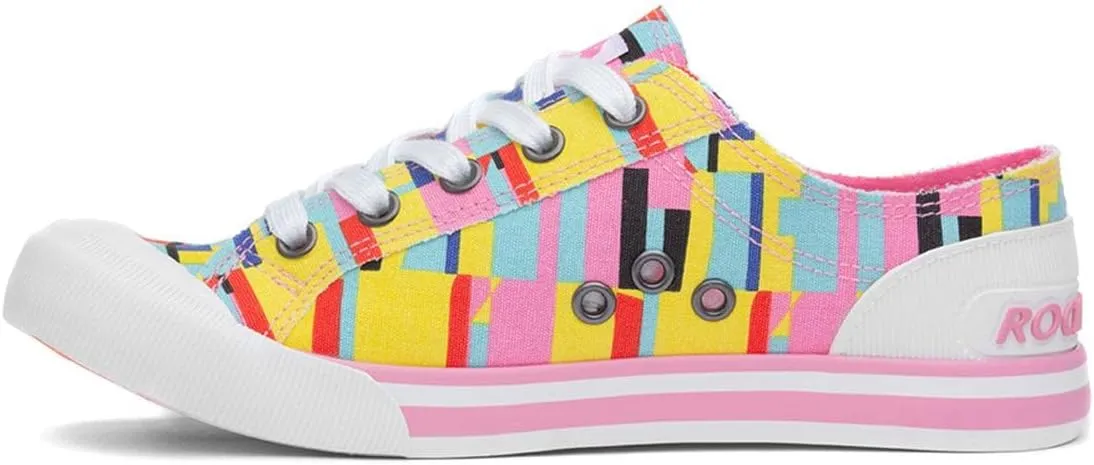 Rocket Dog Women's Jazzin Eden Stripe Cotton Walking Shoe