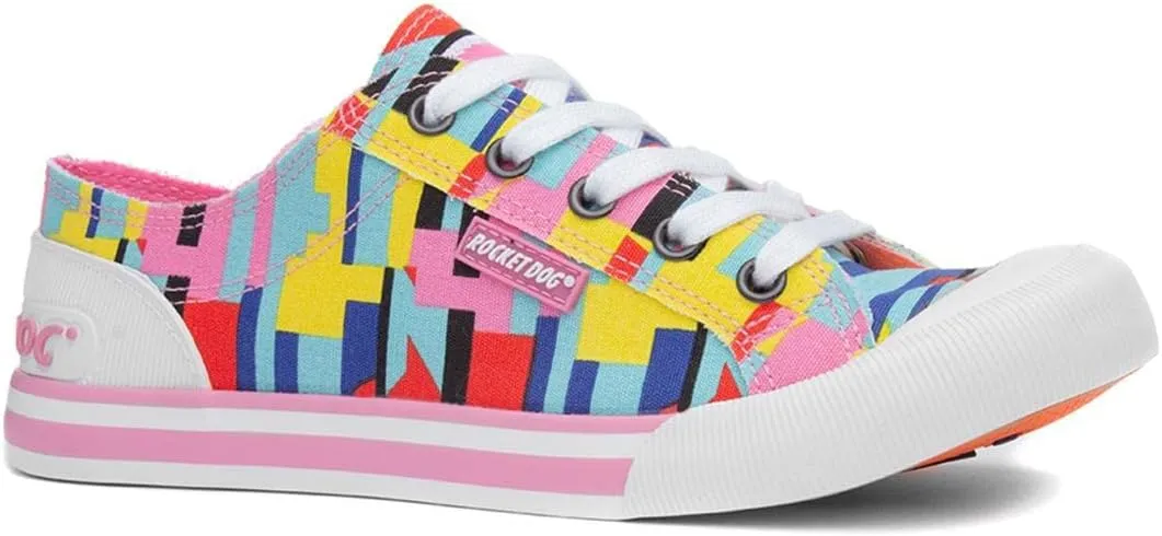 Rocket Dog Women's Jazzin Eden Stripe Cotton Walking Shoe