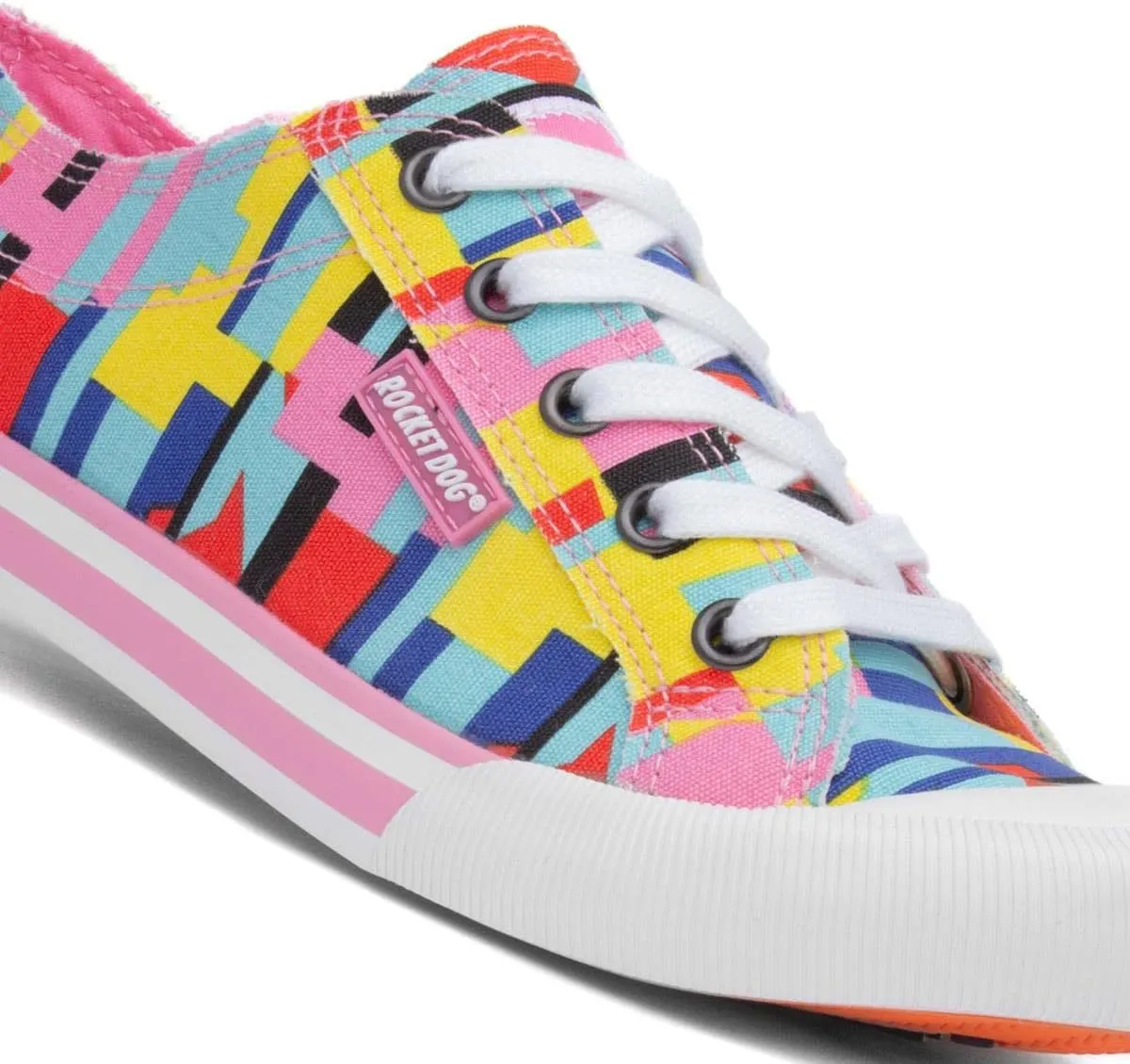 Rocket Dog Women's Jazzin Eden Stripe Cotton Walking Shoe