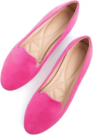 SAILING LU Women Round Toe Flats Comfortable Fashion Ballet Flat Shoes for Women Dressy Slip-ons Loafers