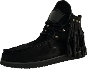 SBGMoSJ Black Lace Up Ankle Boots Women's Fashion Ankle Boots Chunky High Heel Booties Black Booties for Women Chunky Heel Women Booties Ankle Boot Women Low Heel