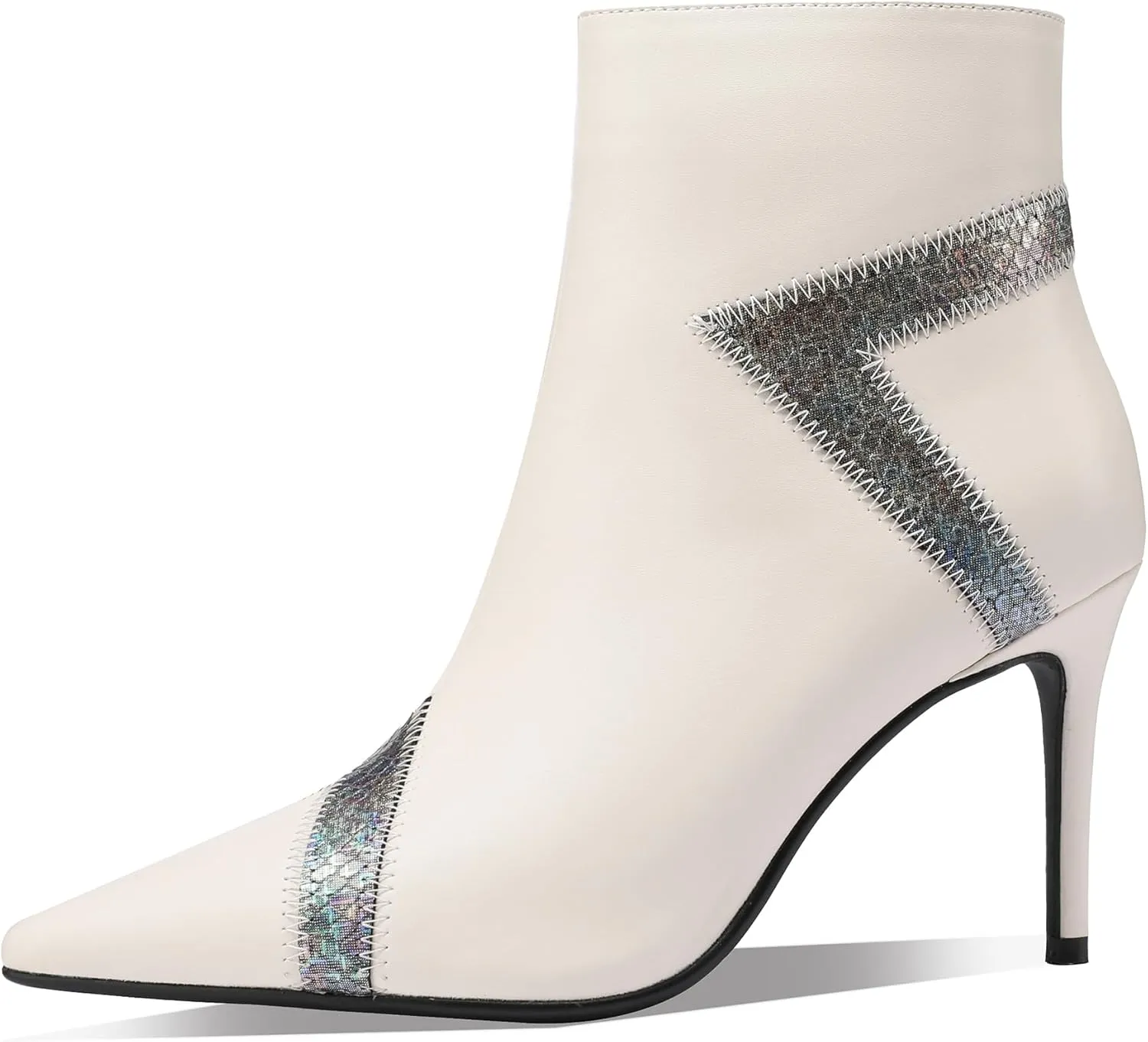 Sexy Dress Stiletto Booties for Women Pointed Toe Ankle Boots