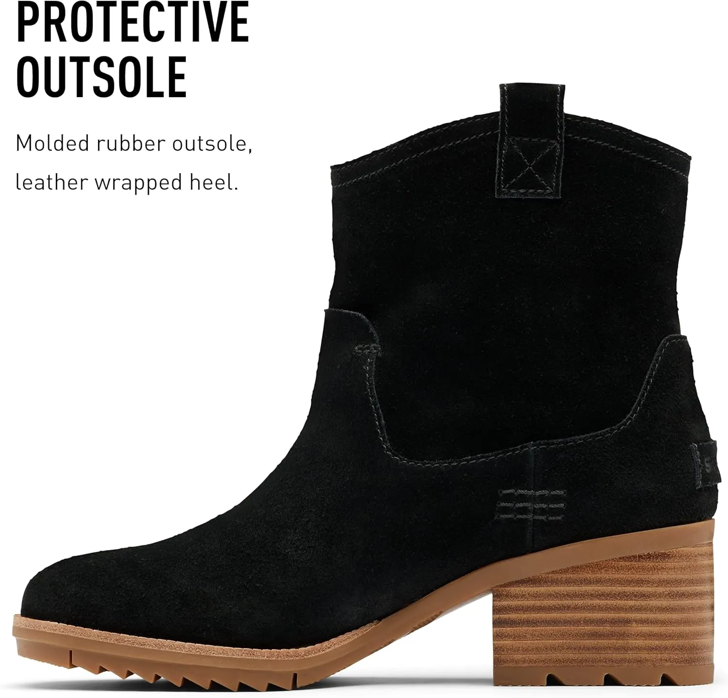 Sorel Women's Cate Pull On Boot — Waterproof Suede Rain Boot