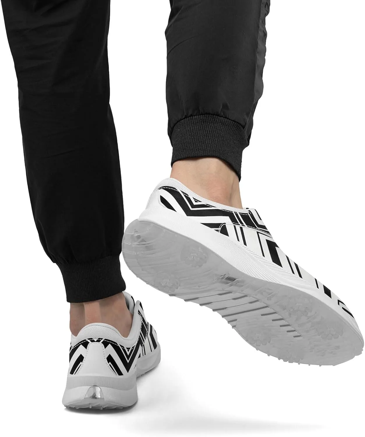 Spikeless Golf Shoes for Men & Women, Breathable Golf Sneakers Colorful Abstract Art Sports Walking Shoes Fashion Footwear
