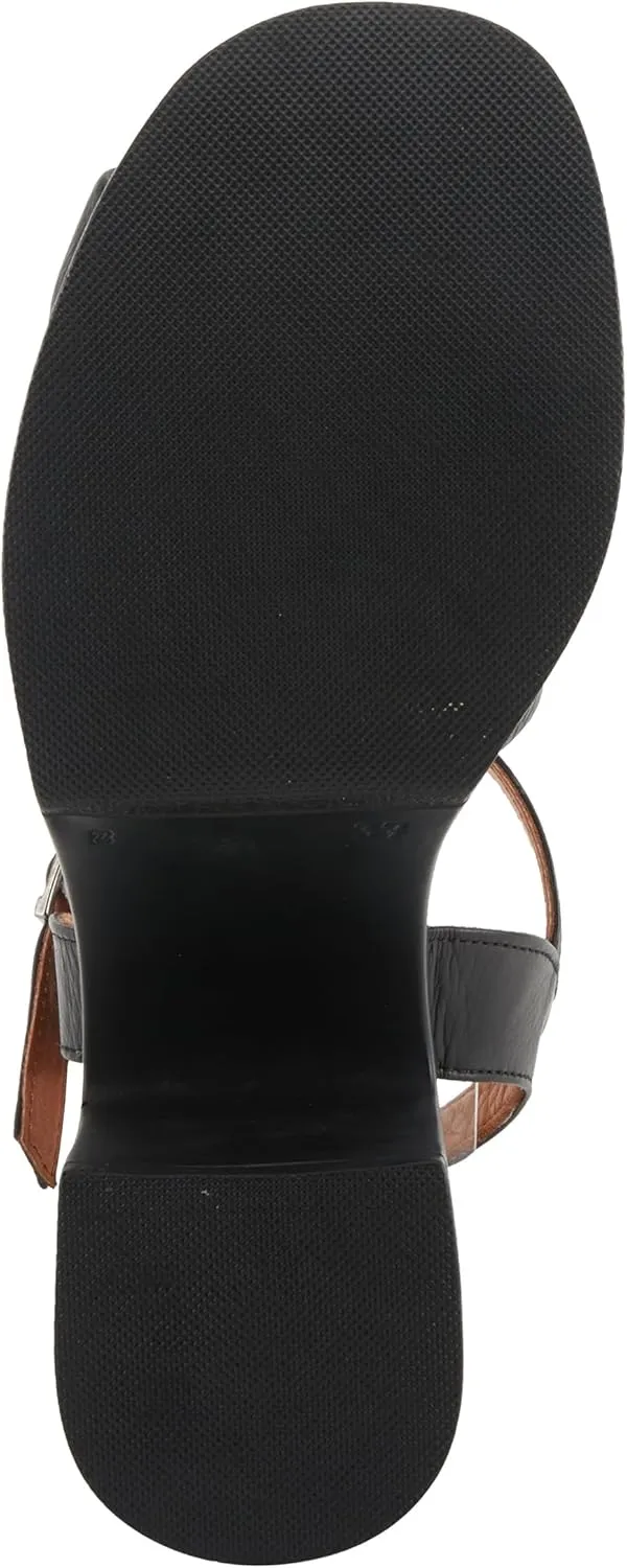 Spring Step NEWLONDON Women's Platform Block Heel Sandals with Buttery Leather Upper