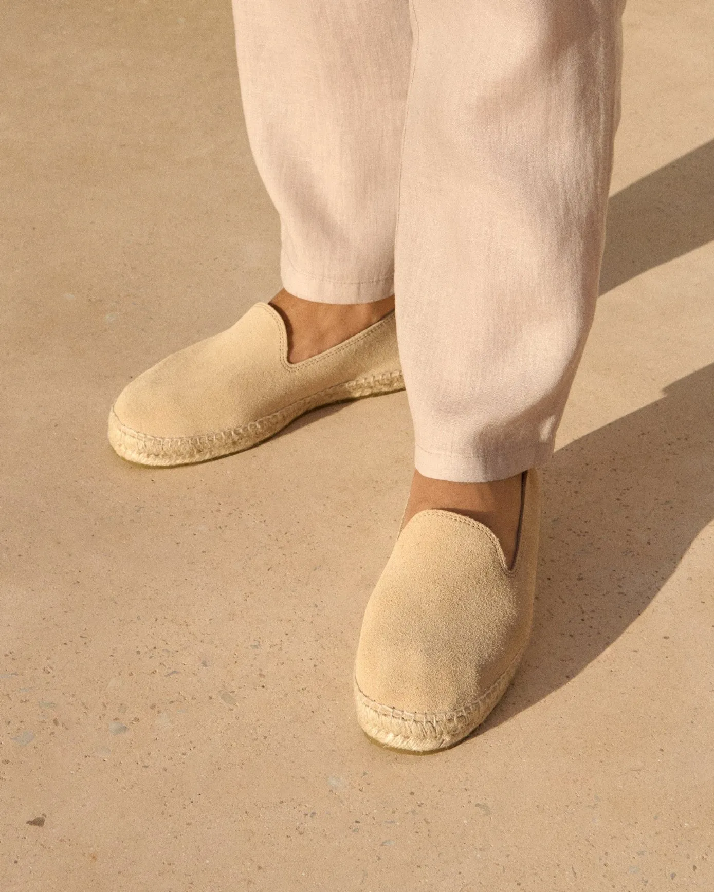 Suede Espadrilles - K11C0 - Hamptons Champagne Beige