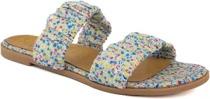 Sugar Women's Slide Sandals – Stylish Slip-On Flats for Casual, Dressy, Beach, or Pool Wear