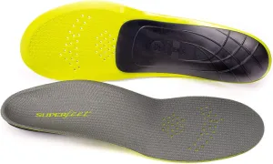 Superfeet Run Support Low Arch (Carbon) - Trim-To-Fit Unisex Carbon Fiber & Foam Shoe Inserts for Tight Athletic Shoes - Professional Grade - 5.5-7 Men / 6.5-8 Women