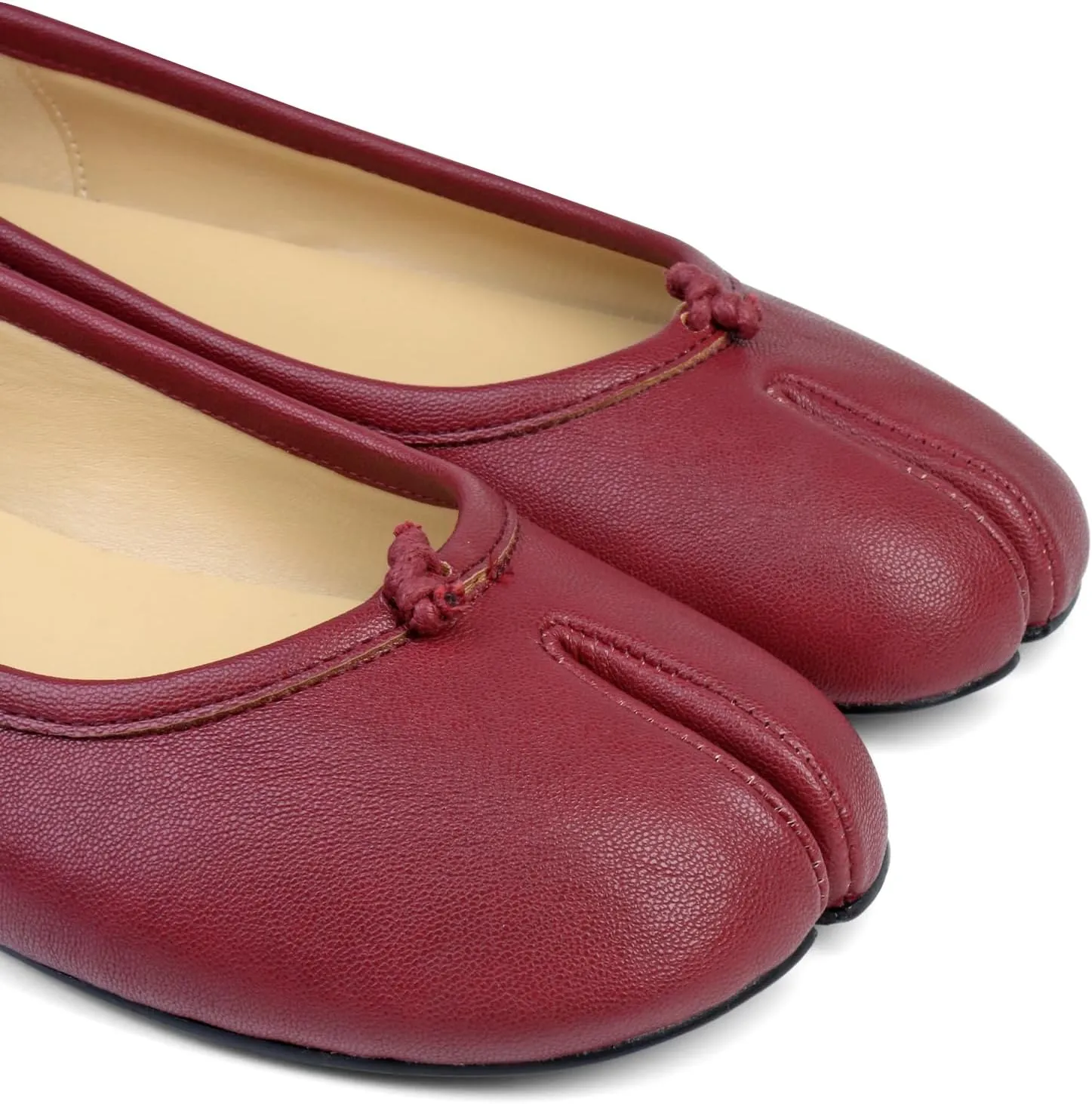 Tabi Shoes Women Split Toe Wide Width Ballet Flats Comfort Casual Work Shoes for Women Office 2025 Spring