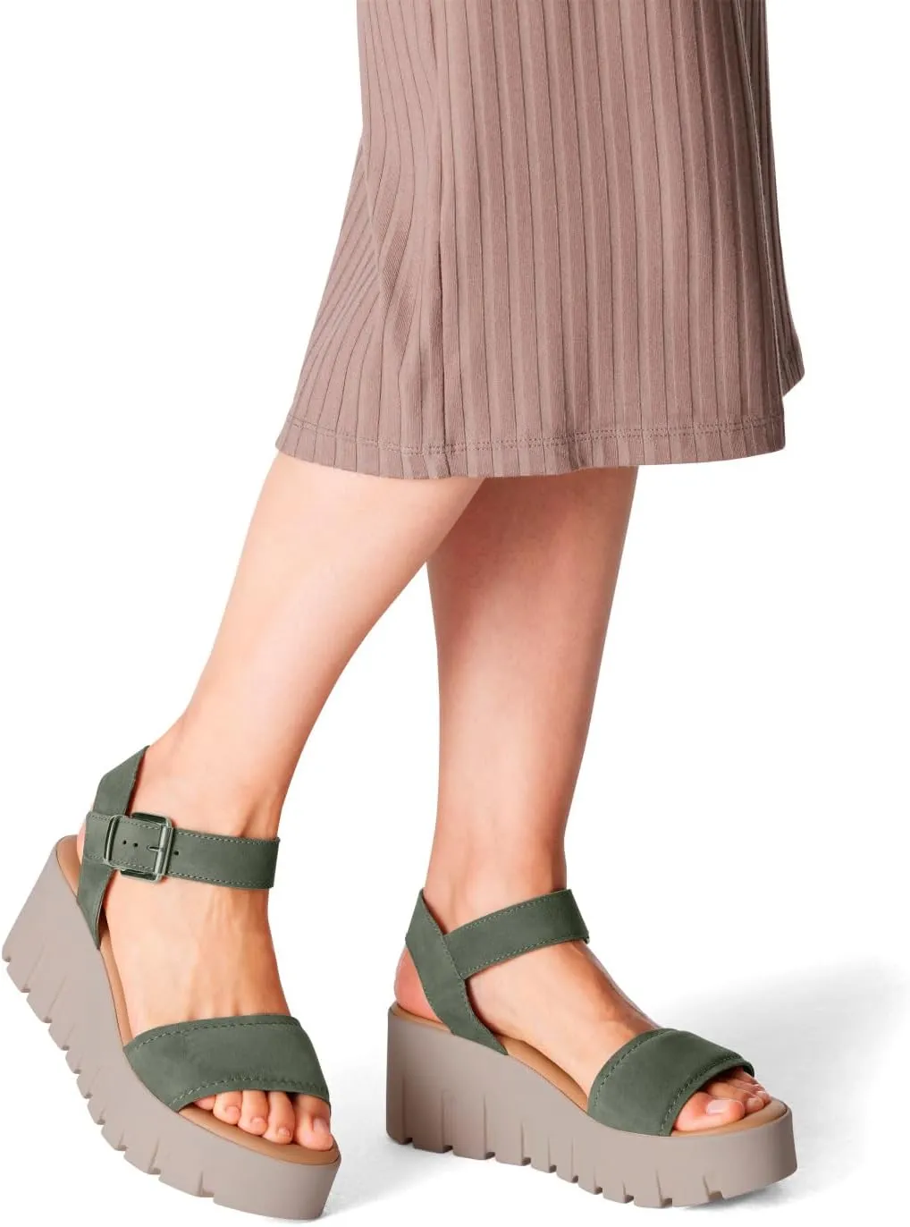 Tamaris Women's Ankle-Strap Wedge Sandal