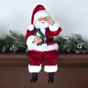 The Ashton-Drake Galleries Speaking Santa Doll That Recites 'TWAS The Night Before Christmas Narrated by Artist Thomas Kinkade