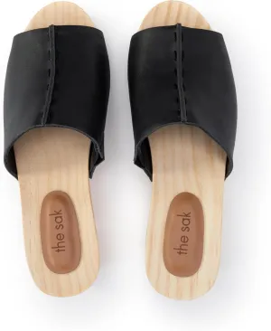 The Sak Ella Clog Sandal in Crochet, Slip On Shoe