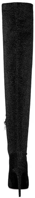 Tigerlily High Heel Knitted Long Boots