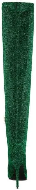 Tigerlily High Heel Knitted Long Boots