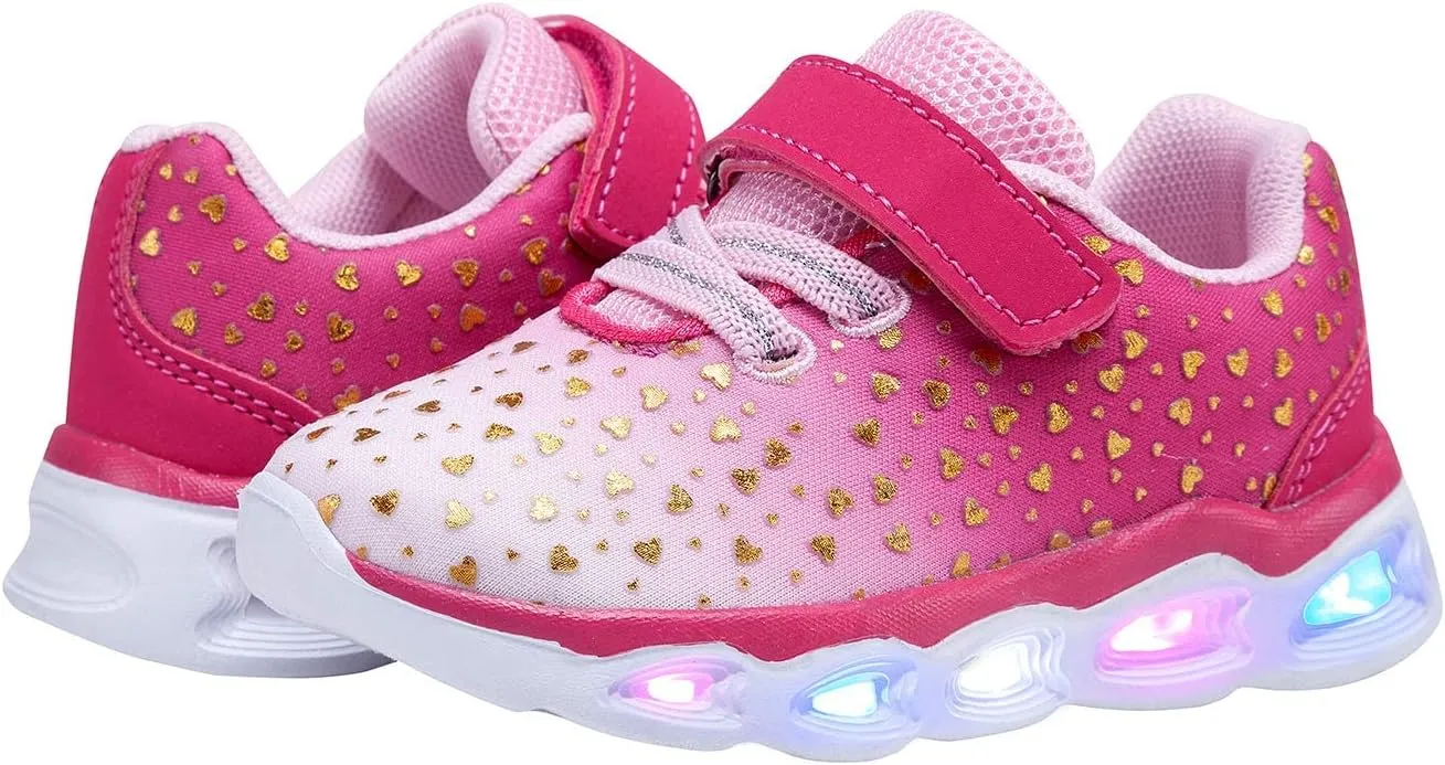 Toddler Boys Girls Light Up Shoes Little Kids Flashing Led Sneakers