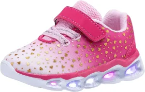 Toddler Boys Girls Light Up Shoes Little Kids Flashing Led Sneakers