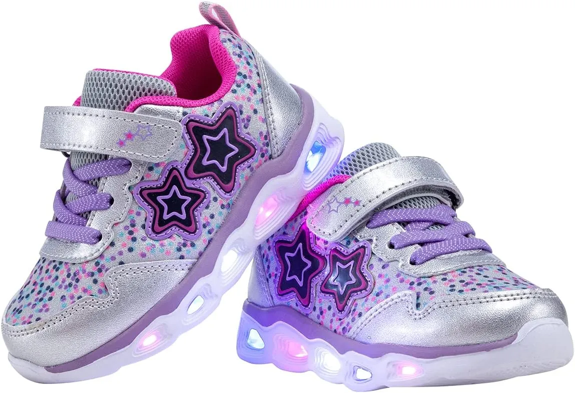 Toddler Boys Girls Light Up Shoes Little Kids Flashing Led Sneakers