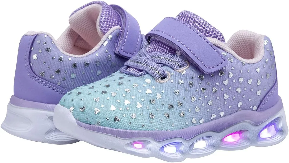 Toddler Boys Girls Light Up Shoes Little Kids Flashing Led Sneakers
