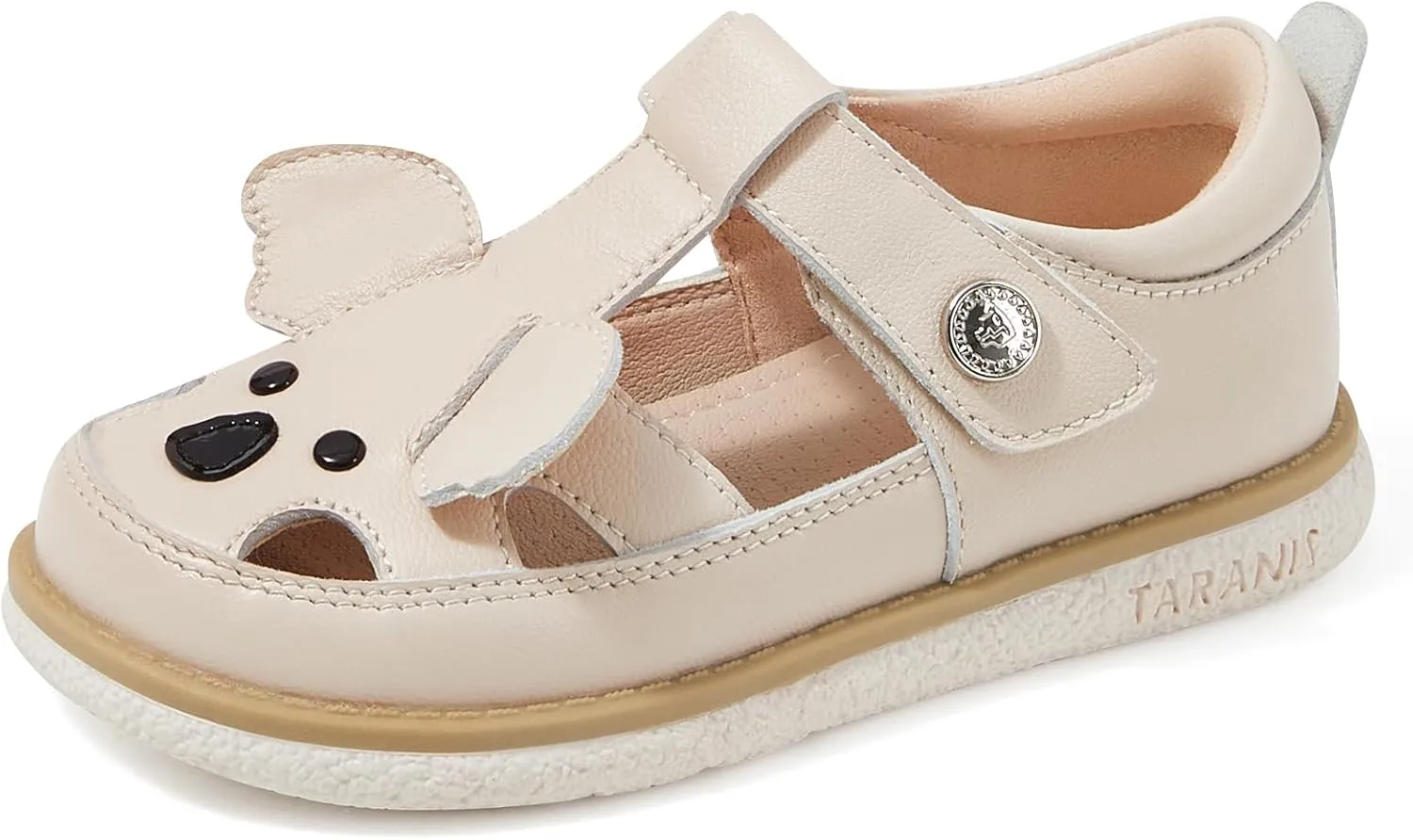 Toddler Girls Boys Sandals Closed Toe Leather Outdoor Shoes for Toddler/Little Kid