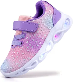 Toddler Girls Led Shoes Kids Light Up Sneakers
