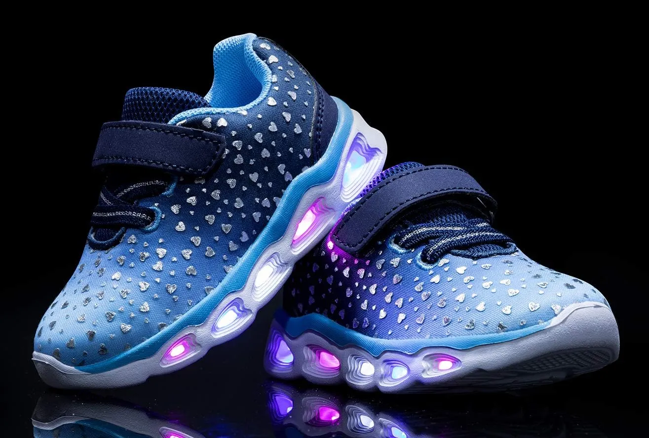 Toddler Girls Led Shoes Kids Light Up Sneakers