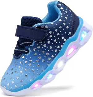 Toddler Girls Led Shoes Kids Light Up Sneakers