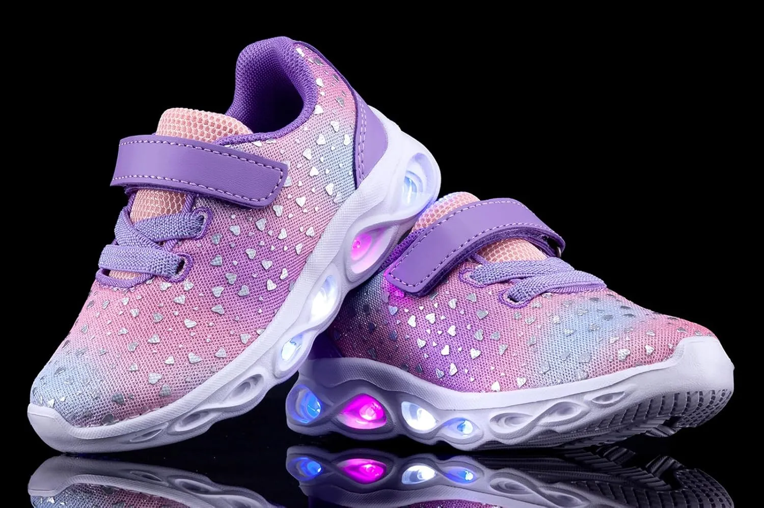 Toddler Girls Led Shoes Kids Light Up Sneakers