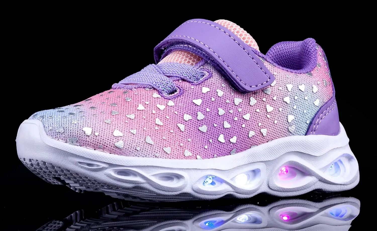 Toddler Girls Led Shoes Kids Light Up Sneakers