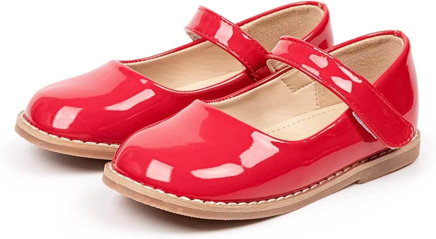 Toddler Girls Mary Jane Dress Shoes Ballet Flats Little Girls Soft Slip-On Bowknot Princess Shoes Wedding Party Casual Walking School Uniform Moccasins Baptism Shoes