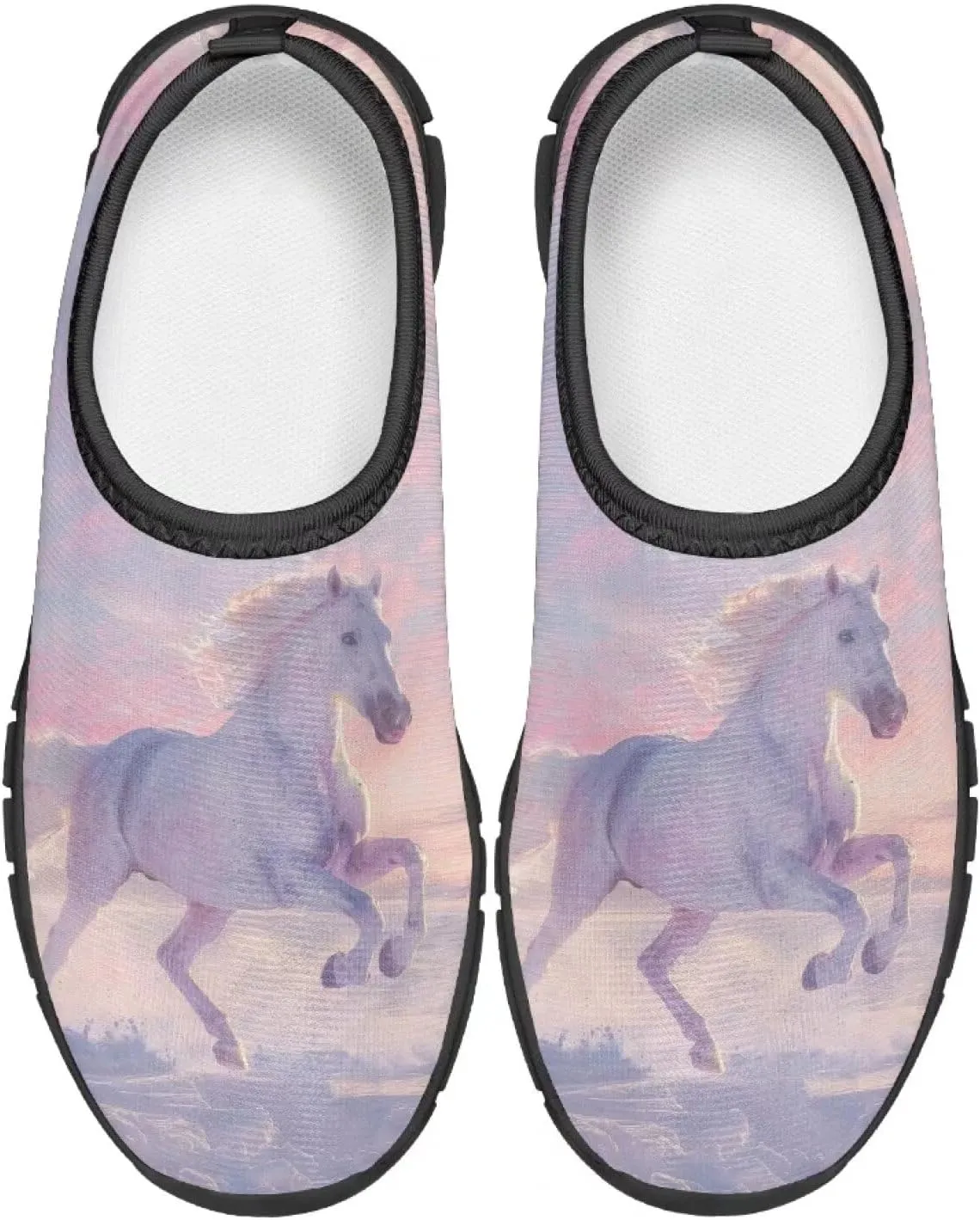 TODIYADDU Cute Lightweight Shoes for Girls Athletic Slip On Sneakers Casual Footwear