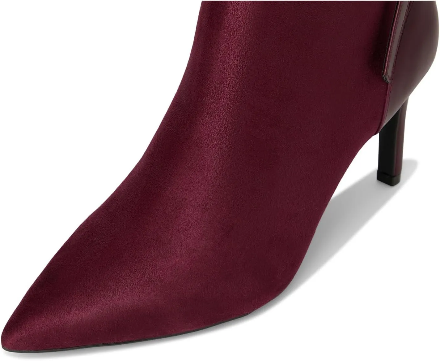 Tommy Hilfiger Women's Sleek Ankle Bootie with Pointed Toe and Stiletto Heel, Made of Faux Suede Boot