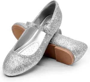 Trary Mary Jane Ballet Flats, Black Flats for Women, Ankle Strap Dressy Comfortable Flats